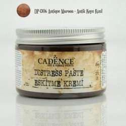 Cadence - Cadence Distress Paste Eskitme Kremi 1306 Antik Koyu Kızıl 150ml