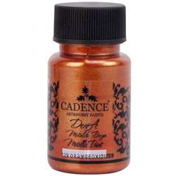 Cadence - Cadence Dora Metalik Boya 50ml 129 Orange Oxidized