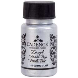 Cadence - Cadence Dora Metalik Boya 50ml 132 Gümüş