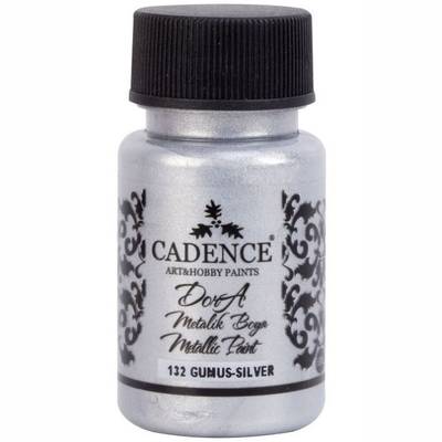 Cadence Dora Metalik Boya 50ml 132 Gümüş