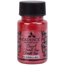 Cadence - Cadence Dora Metalik Boya 50ml 133 Kırmızı