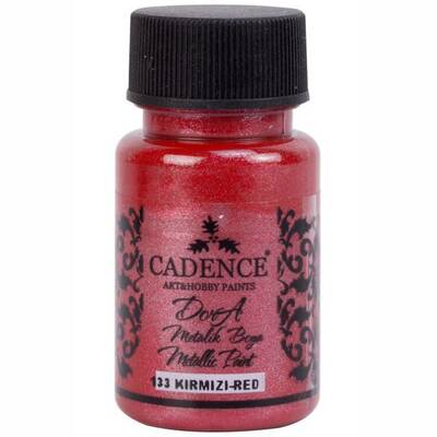 Cadence Dora Metalik Boya 50ml 133 Kırmızı