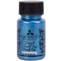 Cadence - Cadence Dora Metalik Boya 50ml 134 Mavi