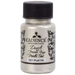 Cadence - Cadence Dora Metalik Boya 50ml 137 Platin