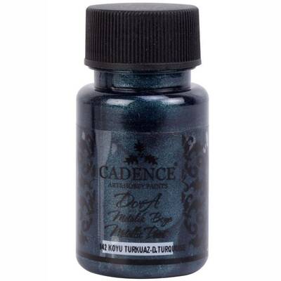 Cadence Dora Metalik Boya 50ml 142 Turkuaz