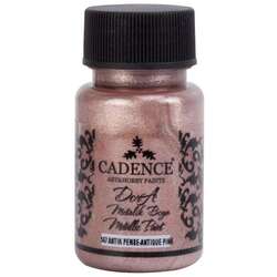 Cadence - Cadence Dora Metalik Boya 50ml 147 Antik Pembe