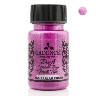 Cadence Dora Metalik Boya 50ml 155 Parlak Fuşya