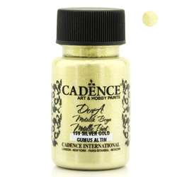 Cadence - Cadence Dora Metalik Boya 50ml 159 Silver Gold