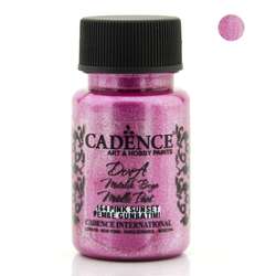 Cadence - Cadence Dora Metalik Boya 50ml 164 Pembe Günbatımı