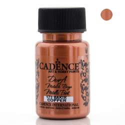 Cadence - Cadence Dora Metalik Boya 50ml 173 Bakır