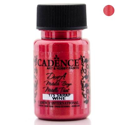 Cadence Dora Metalik Boya 50ml 175 Şarap