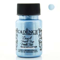 Cadence - Cadence Dora Metalik Boya 50ml 186 Açık Mavi