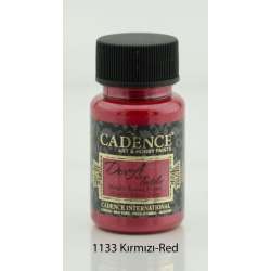 Cadence - Cadence Dora Textile Metalik Kumaş Boyası 50ml 1133 Kırmızı