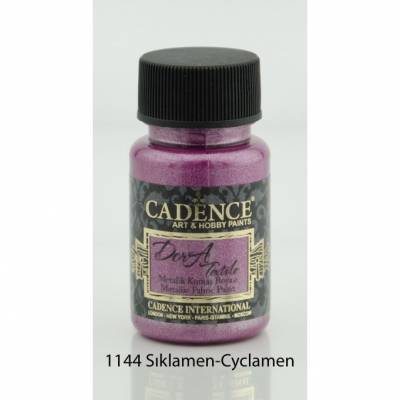 Cadence Dora Textile Metalik Kumaş Boyası 50ml 1144 Sıklamen