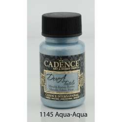 Cadence - Cadence Dora Textile Metalik Kumaş Boyası 50ml 1145 Aqua