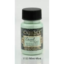 Cadence - Cadence Dora Textile Metalik Kumaş Boyası 50ml 1153 Mint