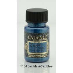 Cadence - Cadence Dora Textile Metalik Kumaş Boyası 50ml 1154 Saks Mavi