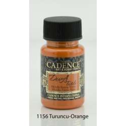 Cadence - Cadence Dora Textile Metalik Kumaş Boyası 50ml 1156 Turuncu