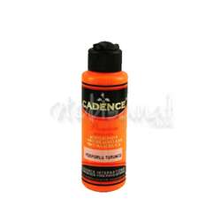 Cadence - Cadence Premium Akrilik Boya 120ml Fosforlu Turuncu