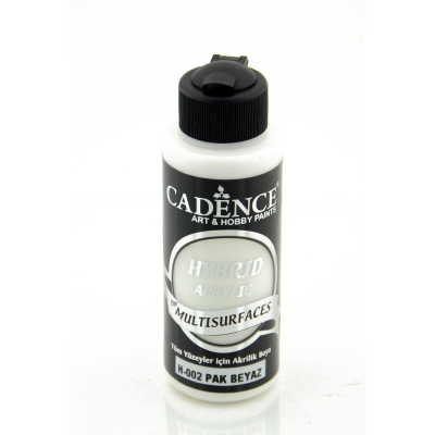 Cadence Hybrid Multisurfaces Akrilik Boya 120ml H002 Pak Beyaz