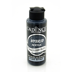 Cadence - Cadence Hybrid Multisurfaces Akrilik Boya 120ml H060 Siyah