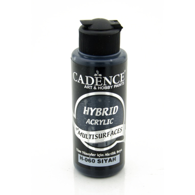 Cadence Hybrid Multisurfaces Akrilik Boya 120ml H060 Siyah