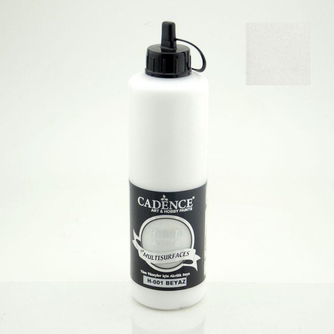 Cadence Hybrid Multisurfaces Akrilik Boya 500ml H001 Beyaz