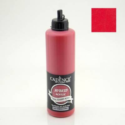 Cadence Hybrid Multisurfaces Akrilik Boya 500ml H053 Crimson