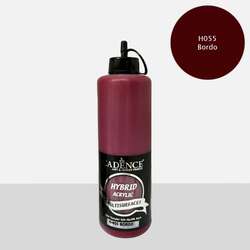 Cadence - Cadence Hybrid Acrylic For Multisurfaces Tüm Yüzeyler İçin Akrilik Boya 500ml H055 Bordo