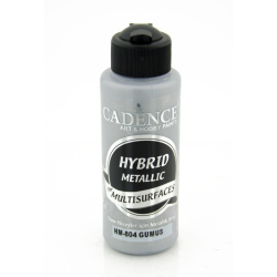 Cadence - Cadence Hybrid Multisurfaces Metalik Boya 120ml H804 Gümüş