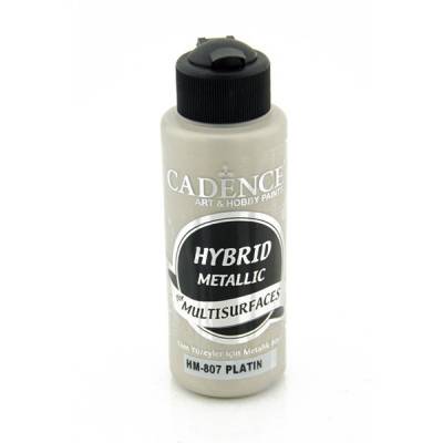 Cadence Hybrid Multisurfaces Metalik Boya 120ml H807 Platin