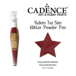 Cadence - Cadence Kalem Toz Sim Hologram Kırmızı 211115-03