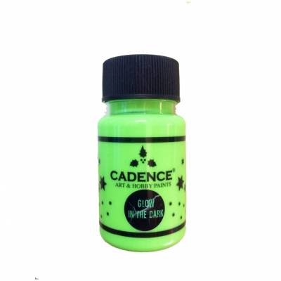 Cadence Karanlıkta Parlayan Boya Glow in The Dark 50ml Koyu Yeşil