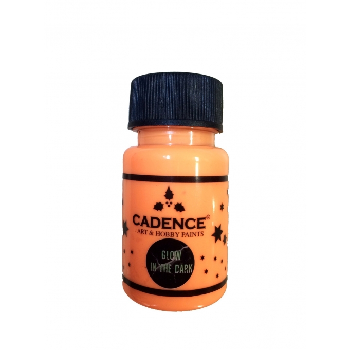 Cadence Karanlıkta Parlayan Boya Glow İn The Dark 50ml Turuncu