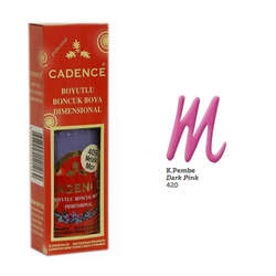 Cadence - Cadence Boncuk Boyası Metalik 50ml Koyu Pembe No:420