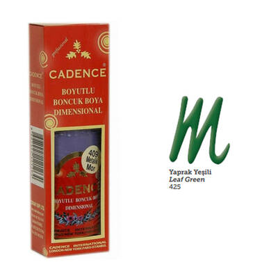 Cadence Boncuk Boyası Metalik 50ml Yaprak No:425