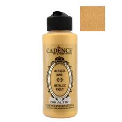 Cadence - Cadence Metalik Boya 120 ml 200 Altın