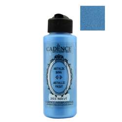 Cadence - Cadence Metalik Boya 120 ml 203 Mavi