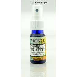 Cadence - Cadence Mix Media Sprey Mürekkep Boya 25ml-08 Mor