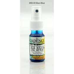 Cadence - Cadence Mix Media Sprey Mürekkep Boya 25ml-09 Mavi