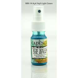 Cadence - Cadence Mix Media Sprey Mürekkep Boya 25ml-14 Açık Yeşil