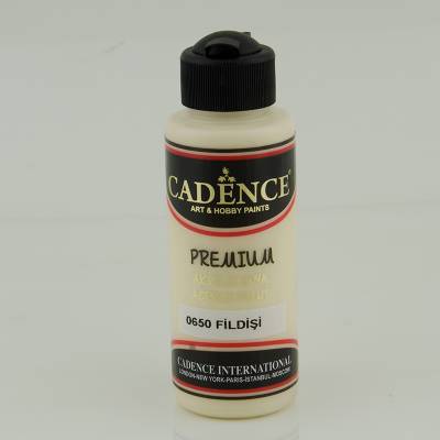 Cadence Premium Akrilik Boya 120ml 0650 Fildişi