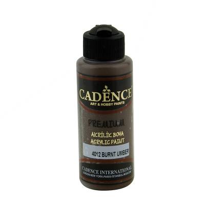 Cadence Premium Akrilik Boya 120ml 4012 Burnt Umber