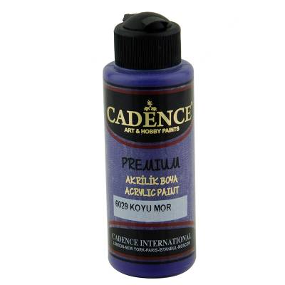 Cadence Premium Akrilik Boya 120ml 6029 Koyu Mor