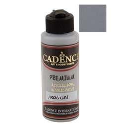 Cadence - Cadence Premium Akrilik Boya 120ml 6036 Gri