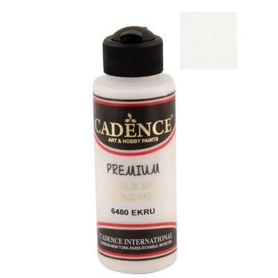 Cadence Premium Akrilik Boya 120ml 6480 Ekru