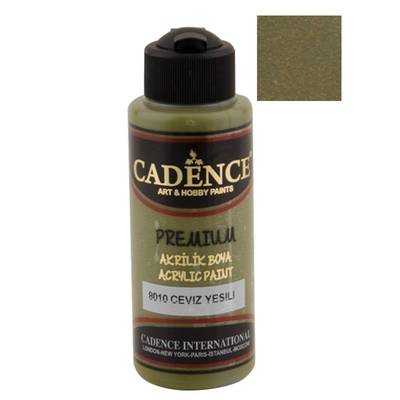 Cadence Premium Akrilik Boya 120ml 8010 Ceviz Yeşili