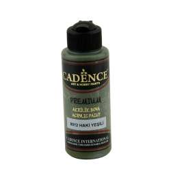 Cadence - Cadence Premium Akrilik Boya 120ml 8012 Haki Yeşili