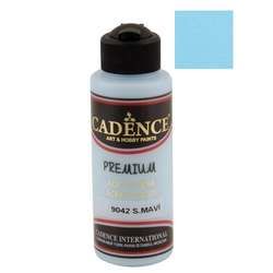 Cadence - Cadence Premium Akrilik Boya 120ml 9042 S.Mavi