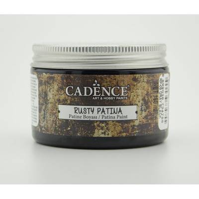 Cadence Rusty Patina Boyası 150ml 09 Gri Siyah